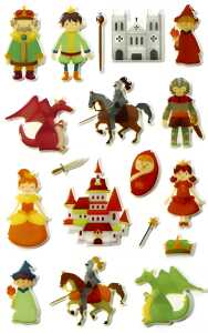 Maildor Stickers Cooky Ritter 7,5x12 1Bg