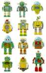 Maildor Stickers Cooky Roboter 7,5x12 1Bg