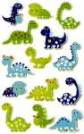Maildor Stickers Cooky Dinosaurier 7,5x12 1Bg