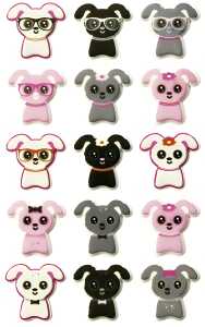 Maildor Stickers Cooky Hündchen 7,5x12 1Bg