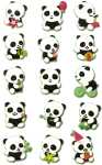 Maildor Stickers Cooky Panda 7,5x12 1Bg