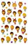 Maildor Stickers Cooky Kawai Puppen 7,5x12 1Bg