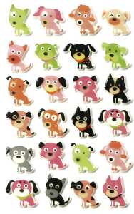 Maildor Stickers Cooky Lustige Hunde 7,5x12 1Bg