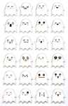 Maildor Stickers Cooky Gespenster 7,5x12 1Bg