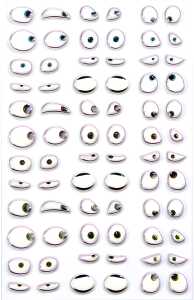 Maildor Stickers Cooky Augen 7,5x12 1Bg 3609510900403