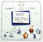 Maildor Stickers Cooky Weihn blau 7,5x12 1Bg