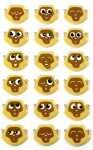 Maildor Stickers Cooky Affen 7,5x12 1Bg