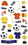 Maildor Stickers Cooky Fussball 7,5x12 1Bg
