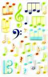 Maildor Stickers Cooky Musiknote 7,5x12 1Bg