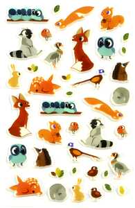 Maildor Stickers Cooky Waldtiere 7,5x12 1Bg