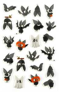 Maildor Stickers Cooky Fledermaus 7,5x12 1Bg