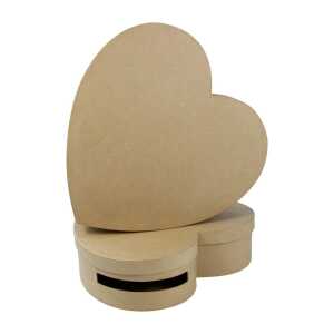 Clairefontaine 2xBriefkasten Herzem 10x36x36cm