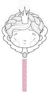 Avenue Mandarine Graffy Stick, Stabmaske Prinzessin