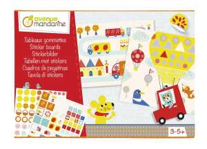 Avenue Mandarine Kreativ-Set Sticker Transportmittel