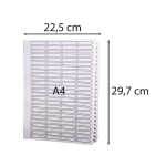 Exacompta Register A4 Karton 100tlg 1-100 weiss