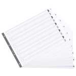 Exacompta Register A3 quer Karton 10tlg weiss