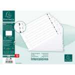 Exacompta Register A3 quer Karton 10tlg weiss