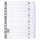 Register A4+ Karton 12tlg 1-12 ws