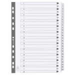 Exacompta Register A4 Karton 25tlg 1-25 weiss