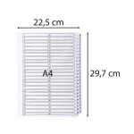 Exacompta Register A4 Karton 50tlg 1-50 weiss