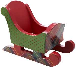 Clairefontaine Schlitten für Rentier mittel