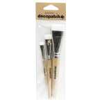 Clairefontaine Packung mit 3 Nylonpinseln