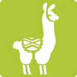 Avenue Mandarine 6 Schablonen sortiert, Lama