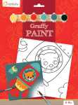 Avenue Mandarine Graffy Paint Bär Rakete 20x20+Farbe