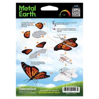 Metal Earth Schmetterling Butterfly Monarch