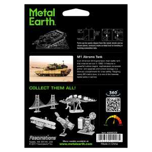 Metal Earth: M1 Abrams Tank