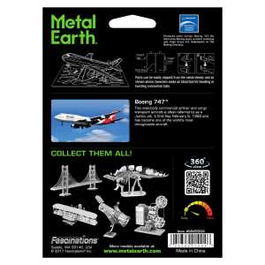 Metal Earth: Commercial Jet Boeing 747