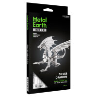 Metal Earth Dragon Silver