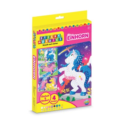 Invento Sticky Mosaics®: Glitzer Einhorn