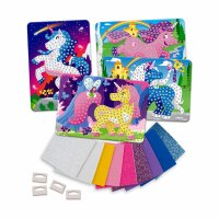 Invento Sticky Mosaics®: Glitzer Einhorn