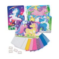 Sticky Mosaics Glitzer Einhorn