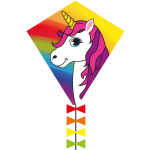 Ecoline Kinderdrachen Eddy Unicorn 50 cm
