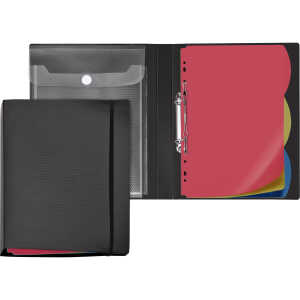 Veloflex Ringbuch Diamond DIN A4 Polypropylen schwarz