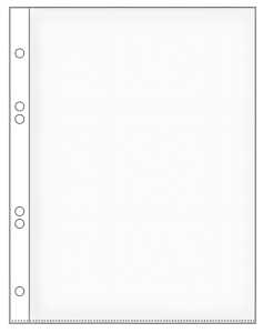 Prospekthüllen, A5, PP 6fach Loch oben offen, 10er glasklar