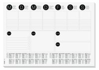 SIGEL HO506 Papier-Schreibunterlage - Wochenplaner - Nein...