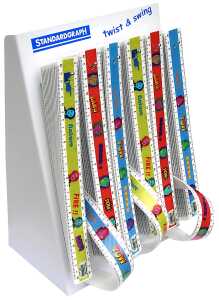 Twist & Swing Lineal 30 cm COMIC Motive sortiert im Display