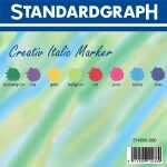 Standardgraph Creativ Italic Marker 2s m 4 Ringen à 10 Marker Display
