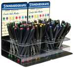 Standardgraph Creativ Italic Marker 2s m 4 Ringen à 10 Marker Display