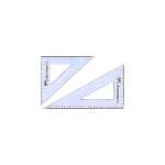 Standardgraph Set Winkel 45° und 60° 26 cm in...