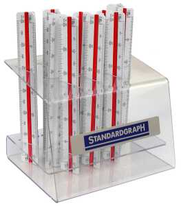 Standardgraph Dreikantmaßstab aus Kunststoff 15 cm 1 Stück