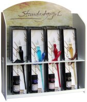 STDGRAPH Kalligraphie-Set Glasfederhalter mit 4 x 3 Sets...