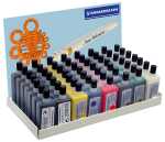 Zeichentusche 56 Flaschen farb.sortiert 14 schw 42 bunt 56er Display