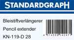Standardgraph Stift-Verlängerer UNI 28er farbig sortiert im Display