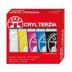 MALSET CRYL TERZIA 5X125ML Primärfarben, 5 x 125ml