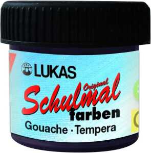 Schulmalfarbe 18ml schwarz LACUFA K102060 Becher