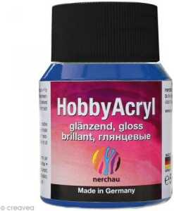 HOBBYAc.glz mtlblau 59ml Nerchau 59ml HOBBY ACRYL